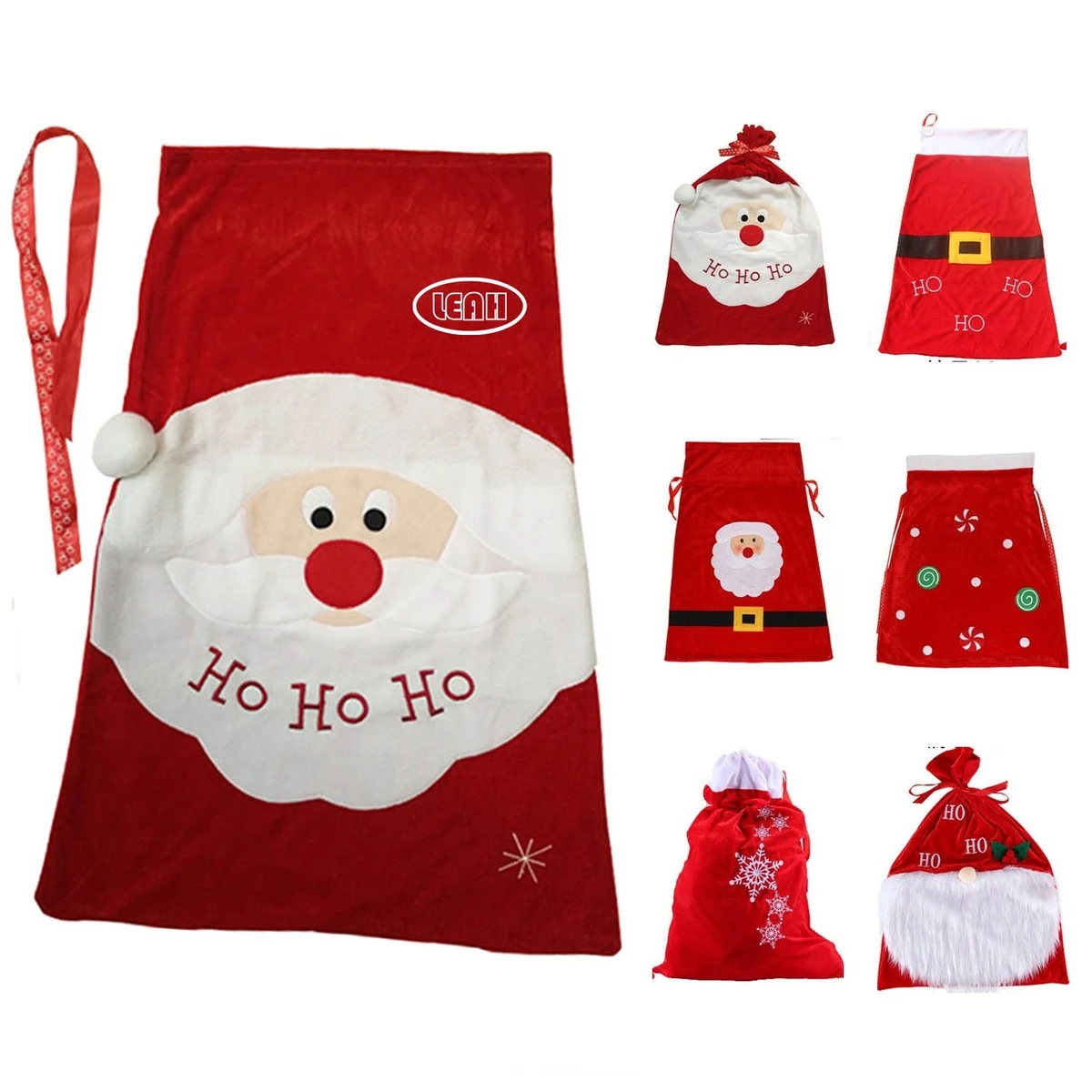Large Christmas Santa Claus Gift Bag 1