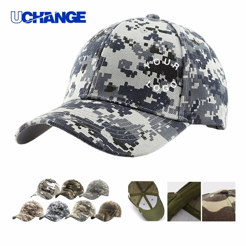 Moisture Wicking Camo Sports Hat Headwear for Outdoor Use