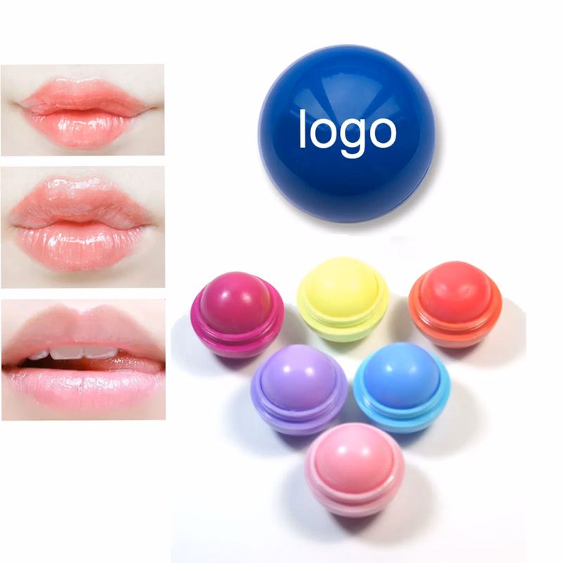 Multi-color ball moisturizing lip balm