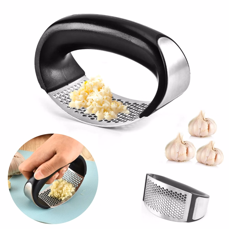 Portable Kitchen Ginger Garlic Press Rocker MOQ50