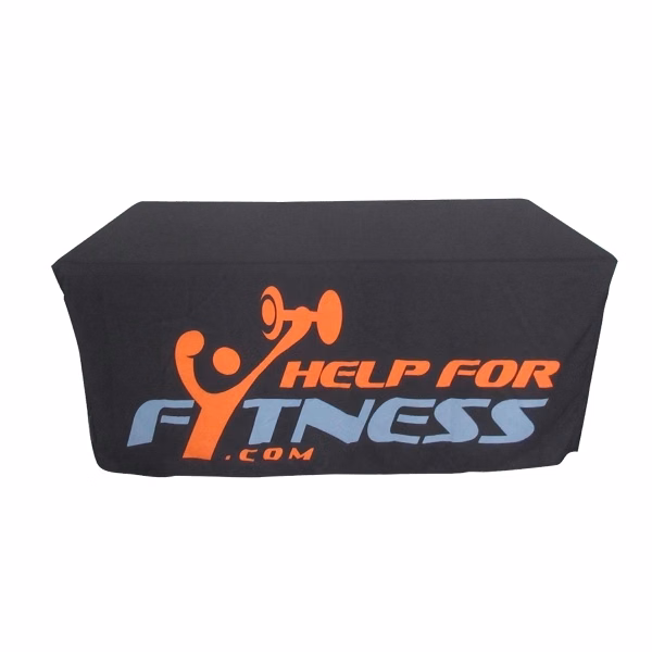 Fitted Table Cover Tablecloth for 4' table, full color print