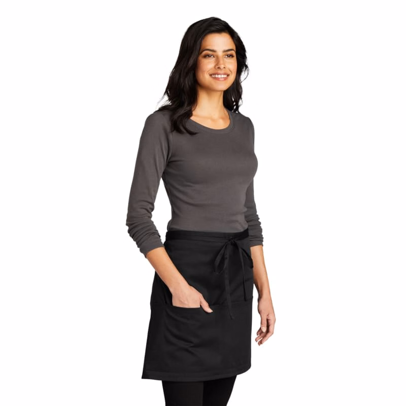 Port Authority Easy Care Half Bistro Apron With Stain Release.
