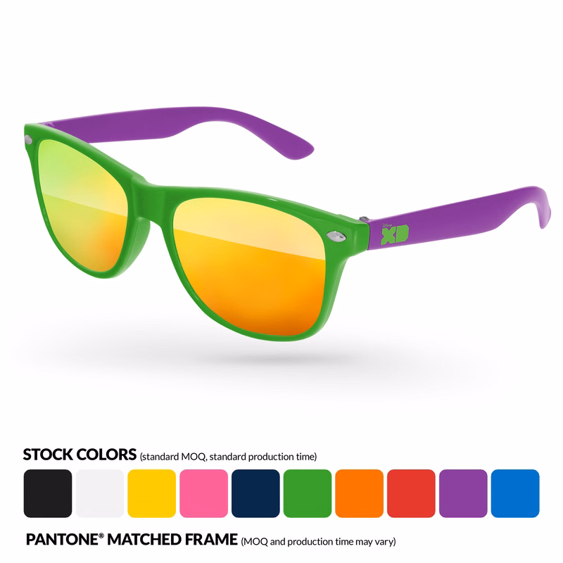 Kids 2-tone Retro Mirror Sunglasses (3 to 6 years)