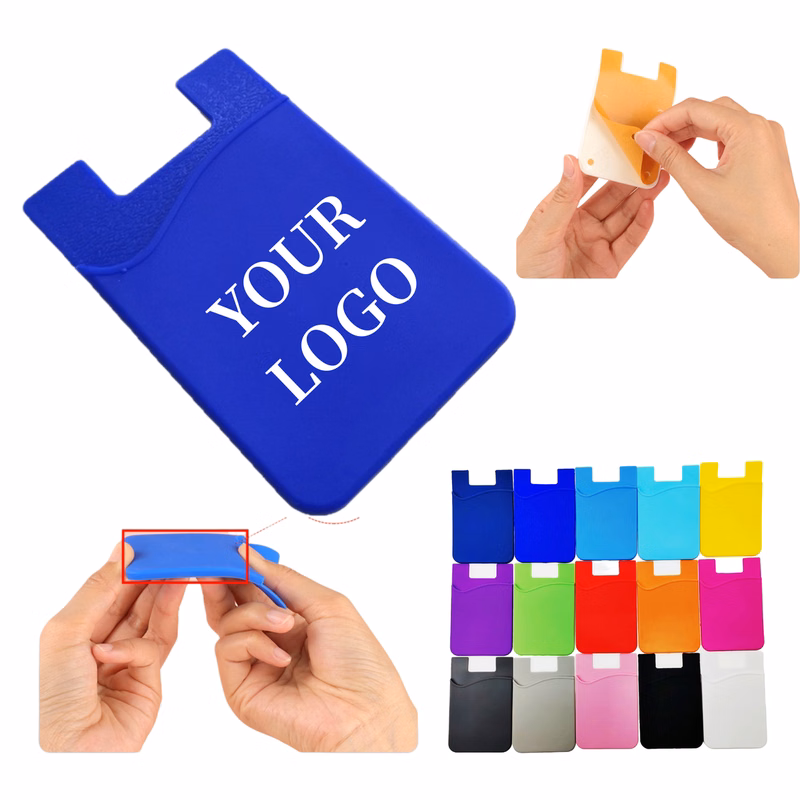 Ultra-Thin Silicone Phone Card Holder Sticker