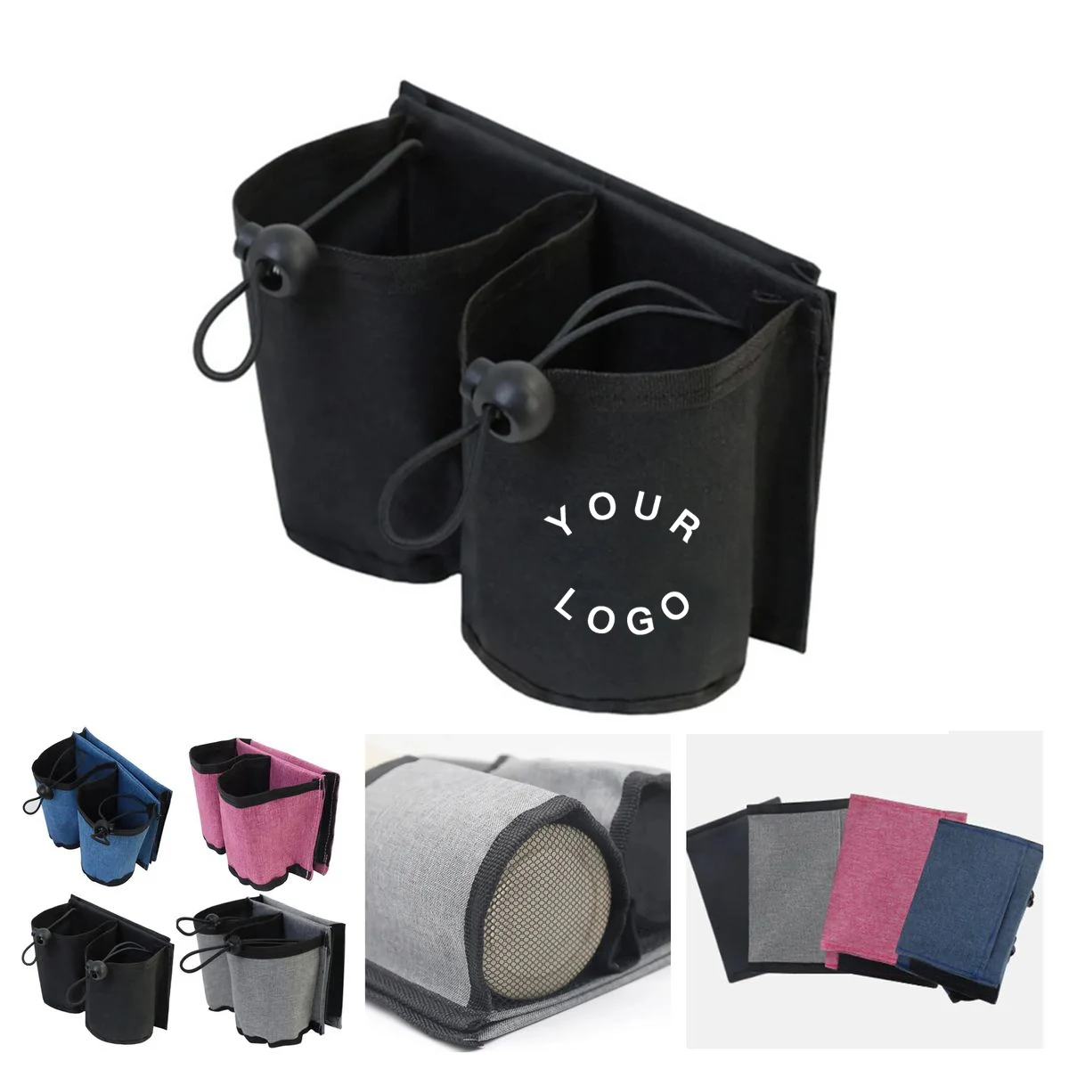 Oxford Multi Pocket Travel Cup Holder 1