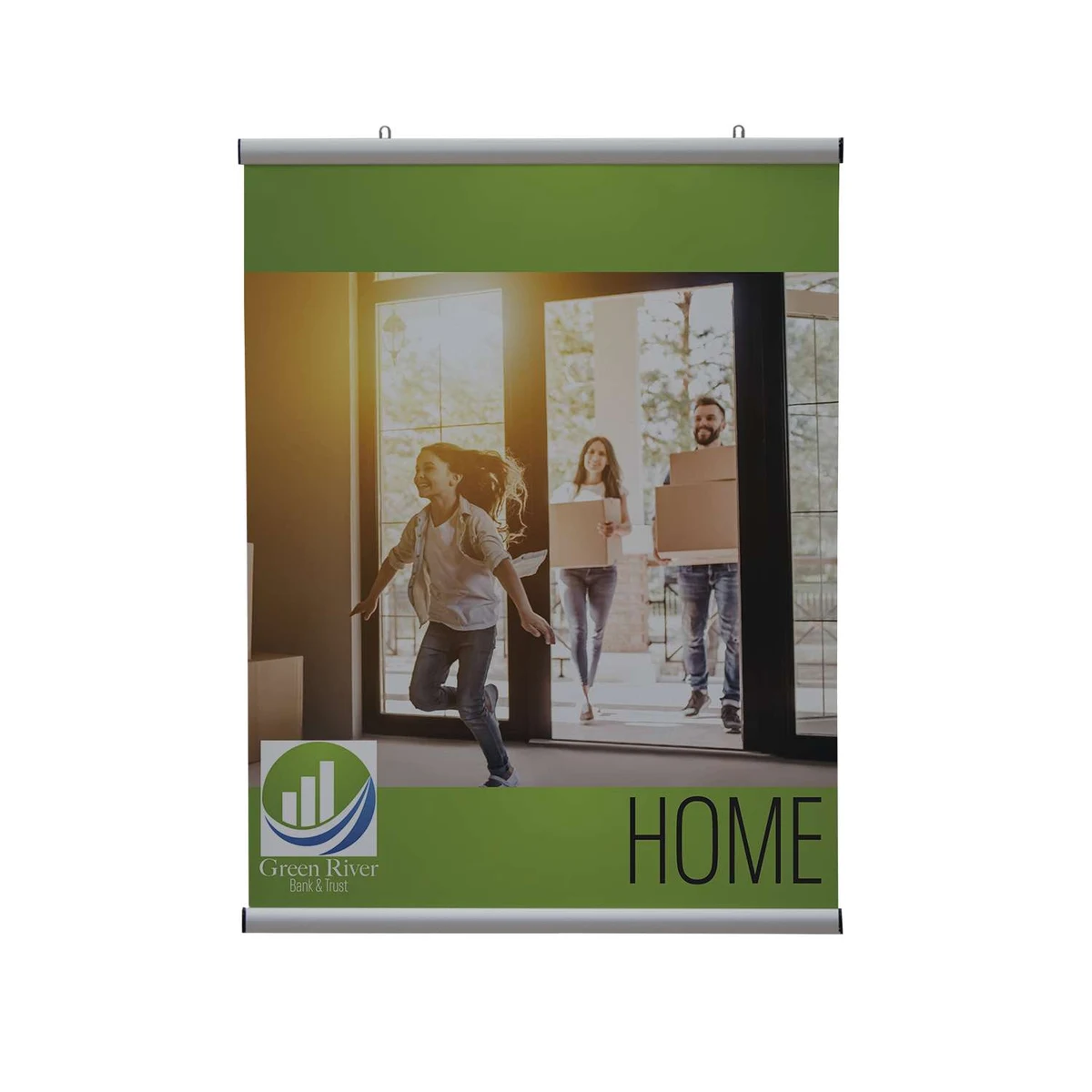24" x 30" EasySnap Hanging Banner Kit - 13 oz. Vinyl (Double-Sided) 1