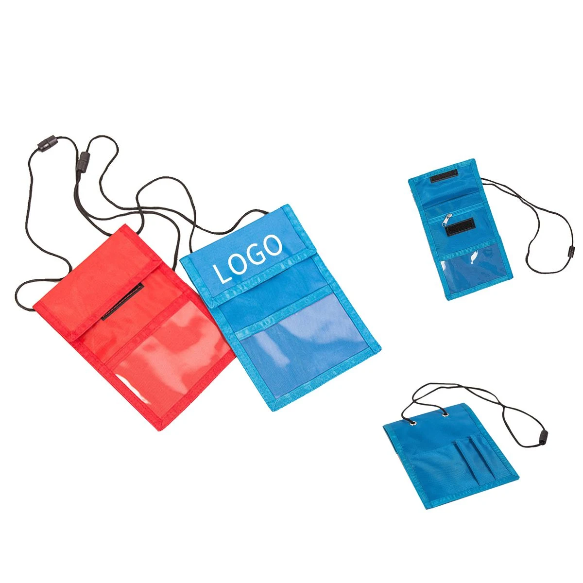 Customizable Waterproof Neck Wallet For ID Badges 1