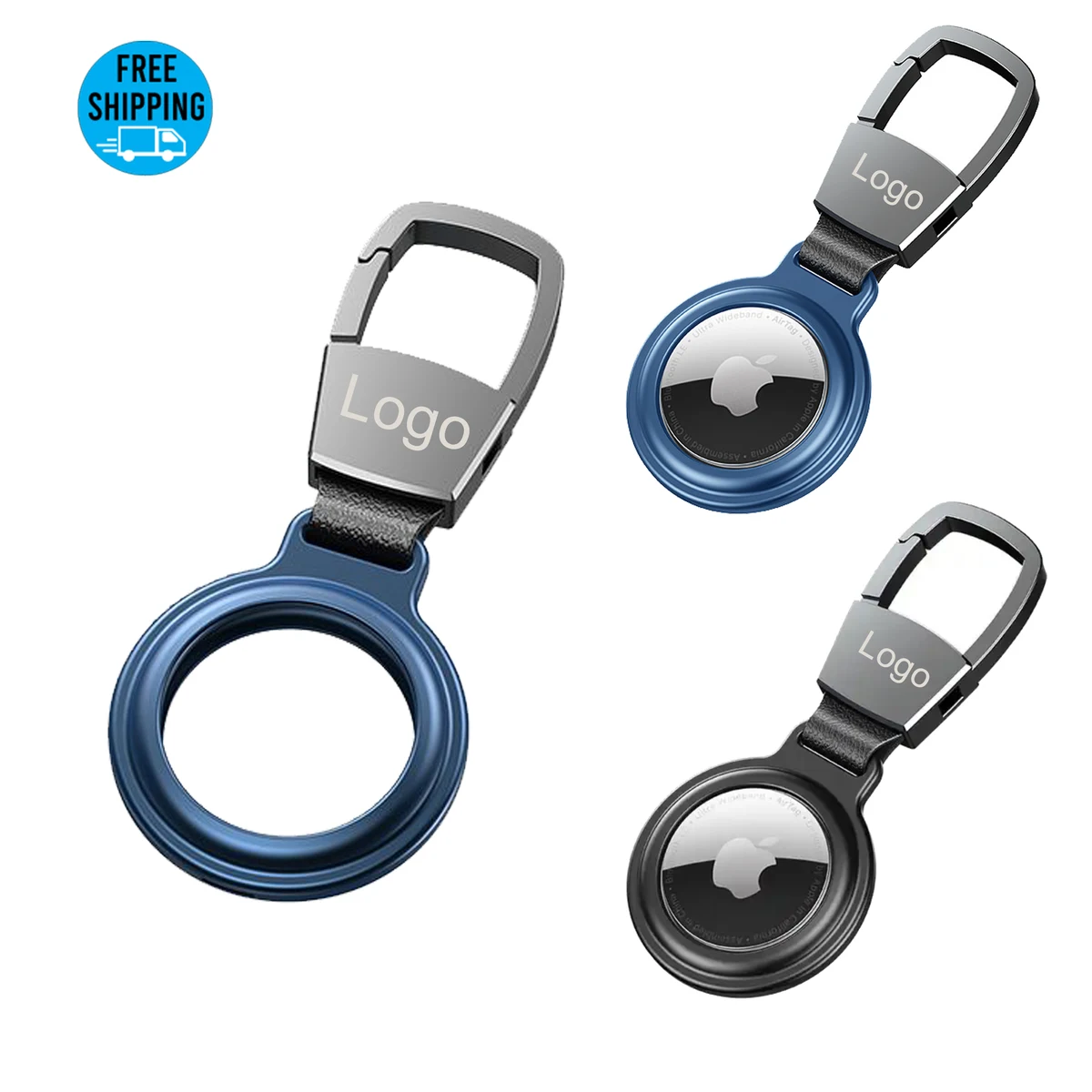 Metal Magnetic Airtag Keychain Holder 1