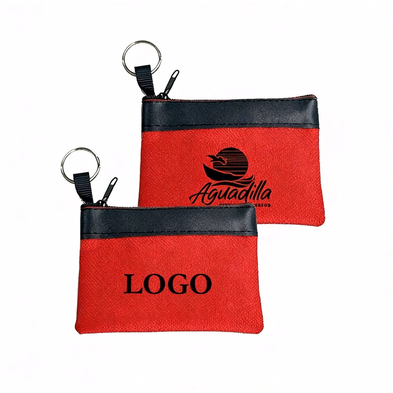 Small Coin Pouch with Key Ring