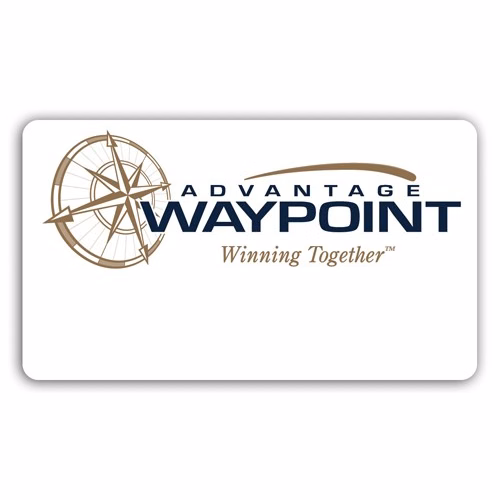 UV Printed Poly Name Badge/Tag w/ Pin Fastener (2"X3.5") Rectangle