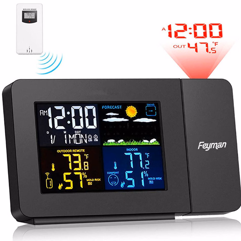 LED Weather Forecast Alarm Clock