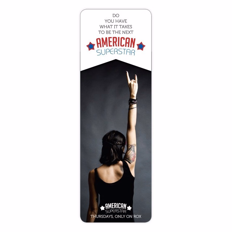 Plastic Bookmark - 2x6 - 30 pt. laminated plastic