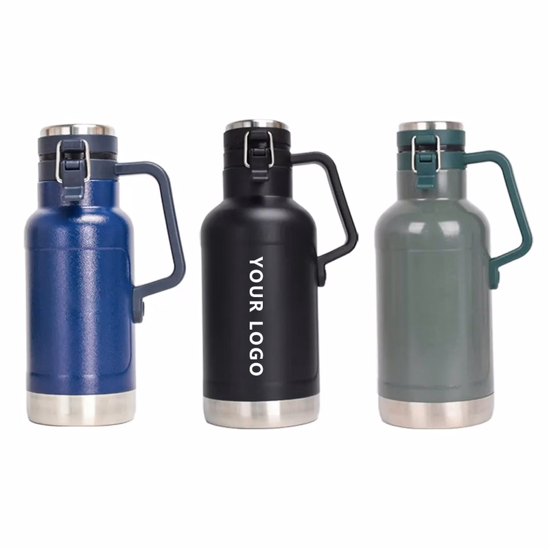 Double Wall Insulated Vacuum Flask With Handle