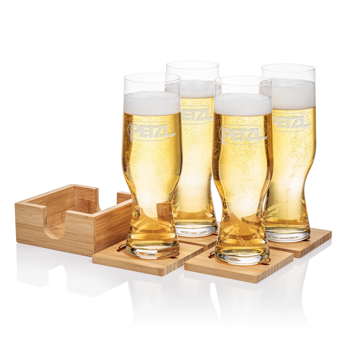 Bamboo Coaster Gift Set - Leipzig 1