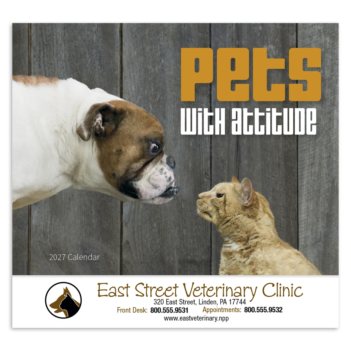 Good Value™ Pets with Attitude - Stapled Calendar 1
