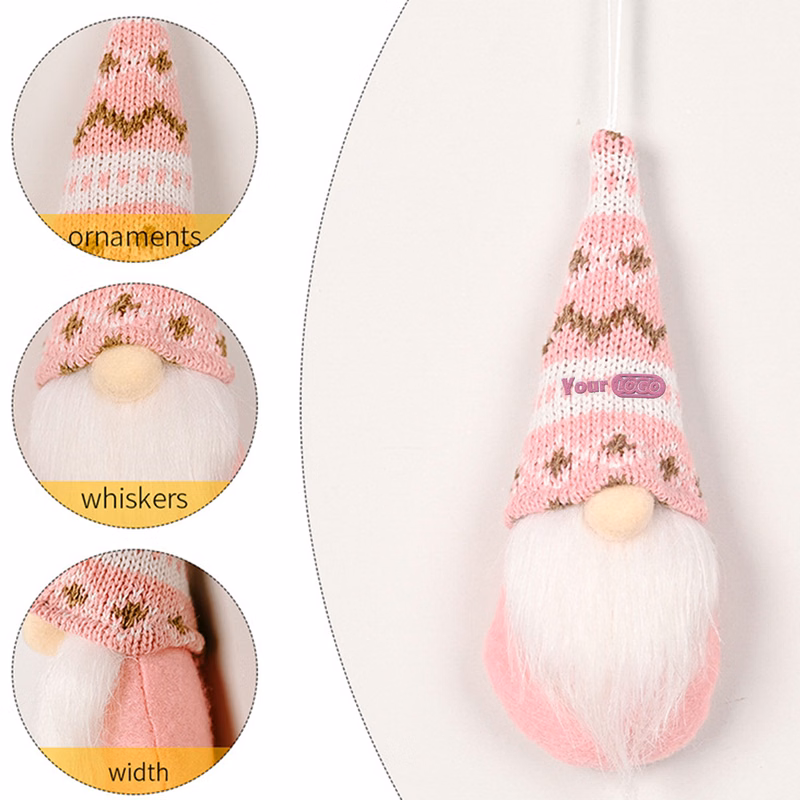 Other Fabric Handcrafted Nordic Gnome Christmas Tree Decorations