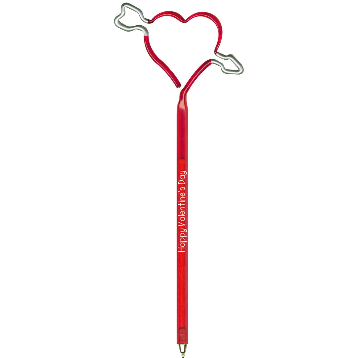 Heart With Arrow Multi-Color Inkbend Standard, Bent Pen 1