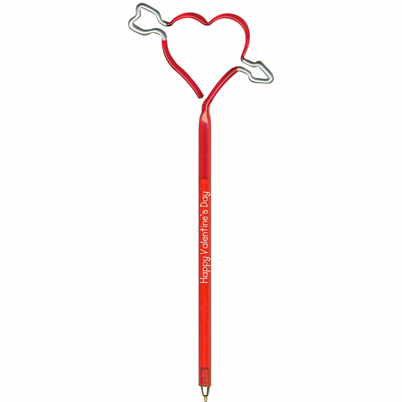 Heart With Arrow Multi-Color Inkbend Standard, Bent Pen