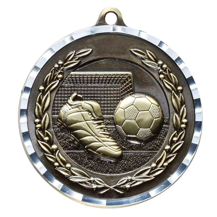 2" Soccer Diamond Cut Medal 1