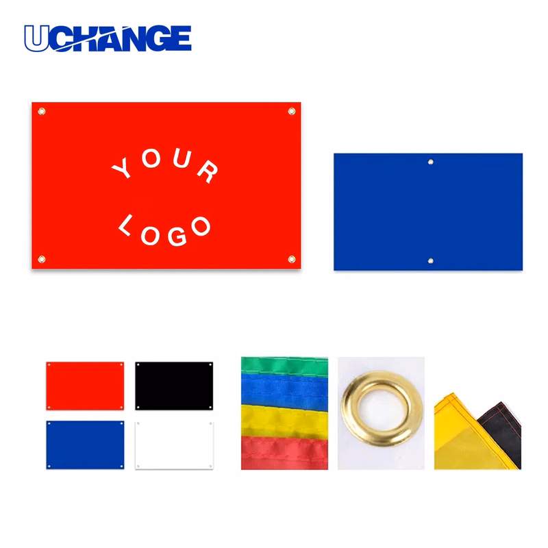 Outdoor PVC Banner Display with Grommets