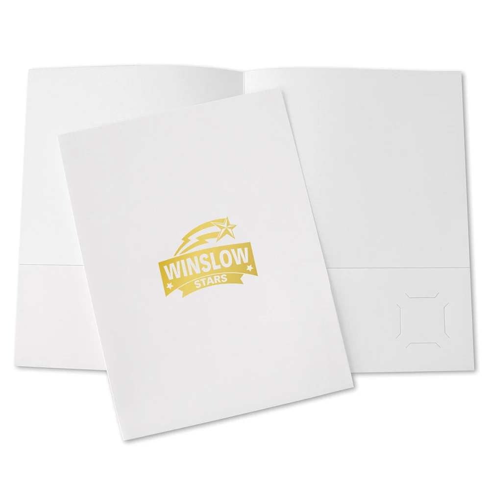 Budget Pocket Folder – Foil Stamped 1