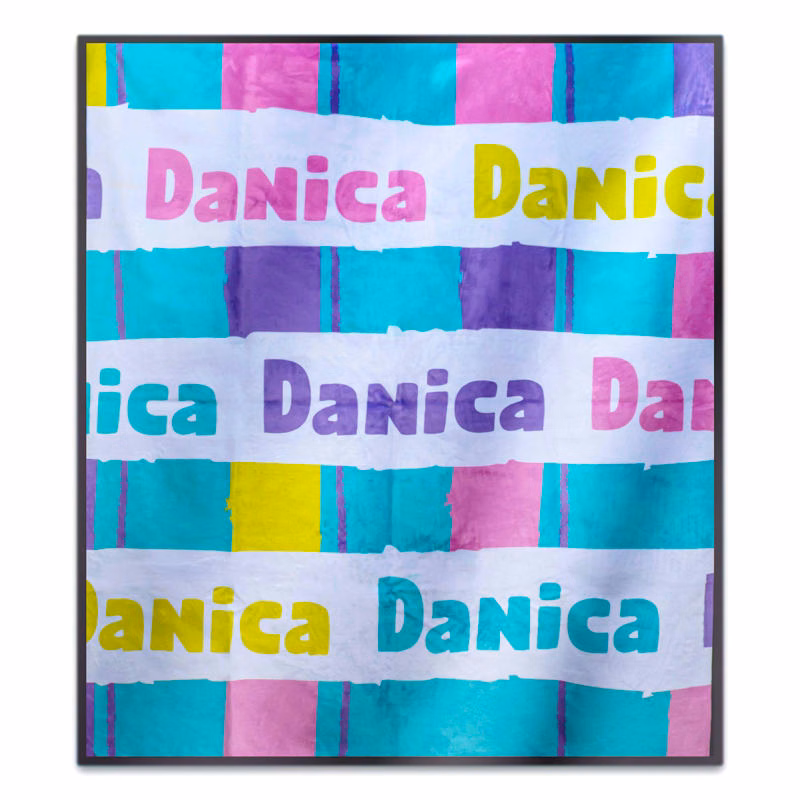 50" X 60" Custom Picnic Blanket With Carrying Strap