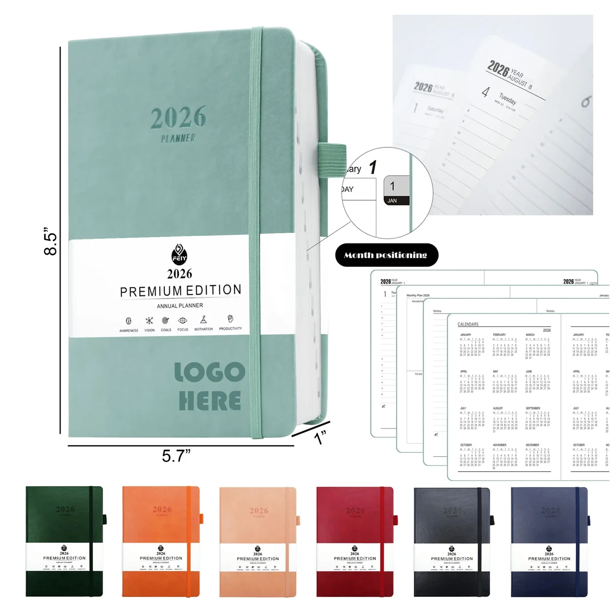2026 Weekly and Monthly Planner 1