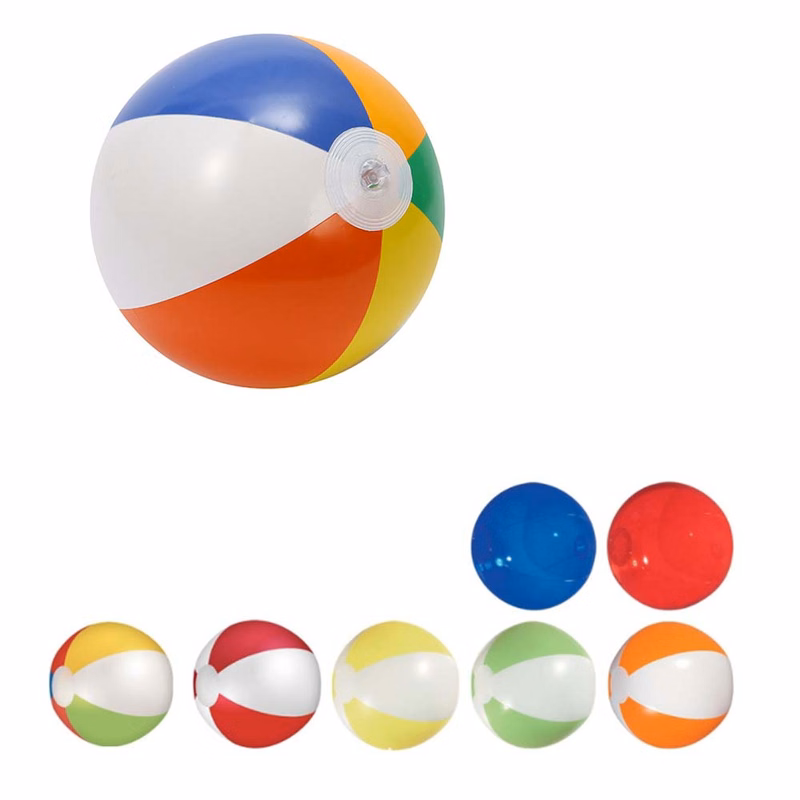 12" Outdoor 6 Color Beach Ball