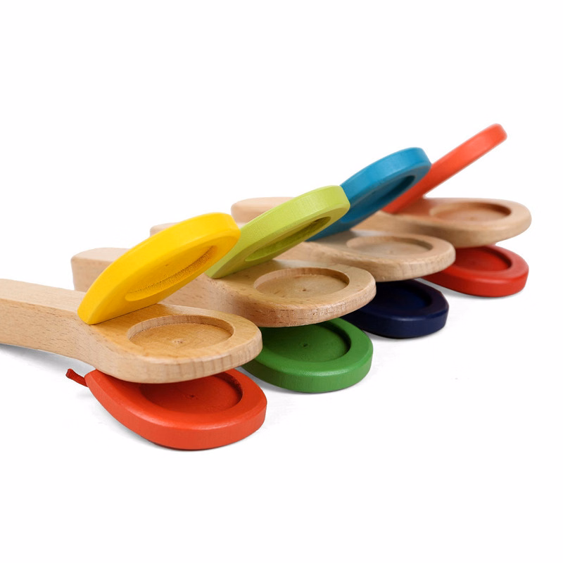 Wooden Hand Clapper Percussion Toy