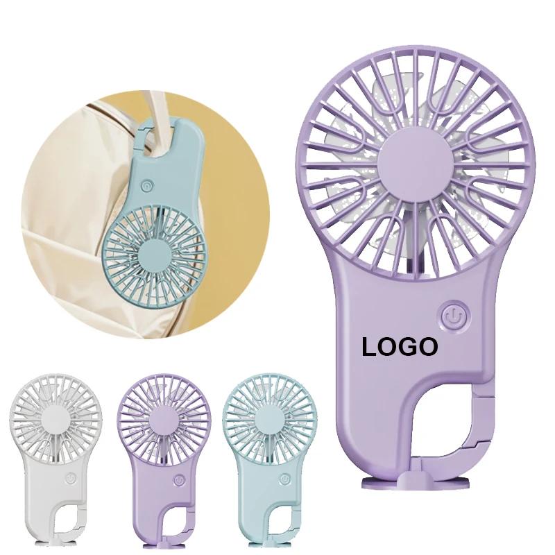 Handheld Fan with Mountaineering Buckle 1