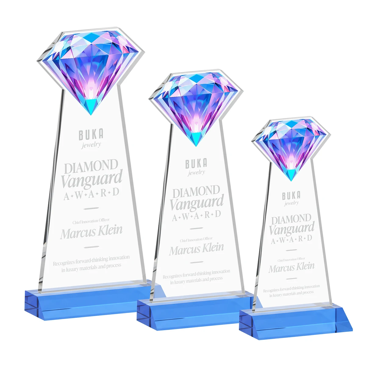 Gemstone Award - Sky Blue 1