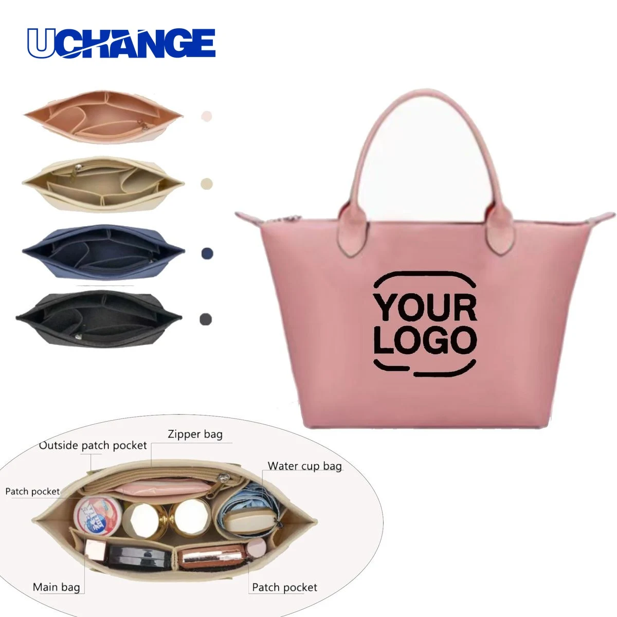 Felt Makeup Organizer Bag 1