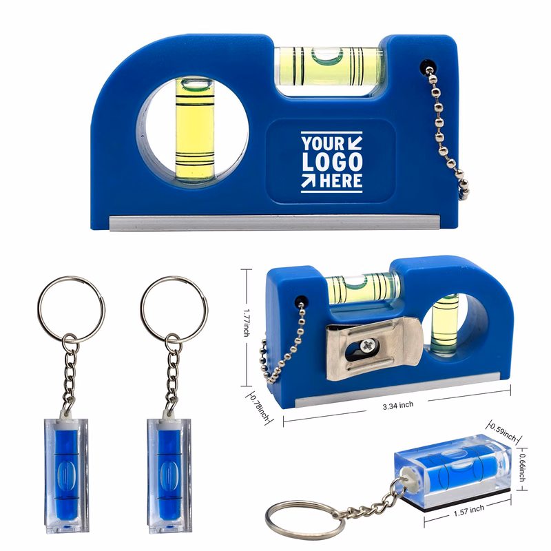 Bubble Measuring Keychain Horizontal Vertical Leveler