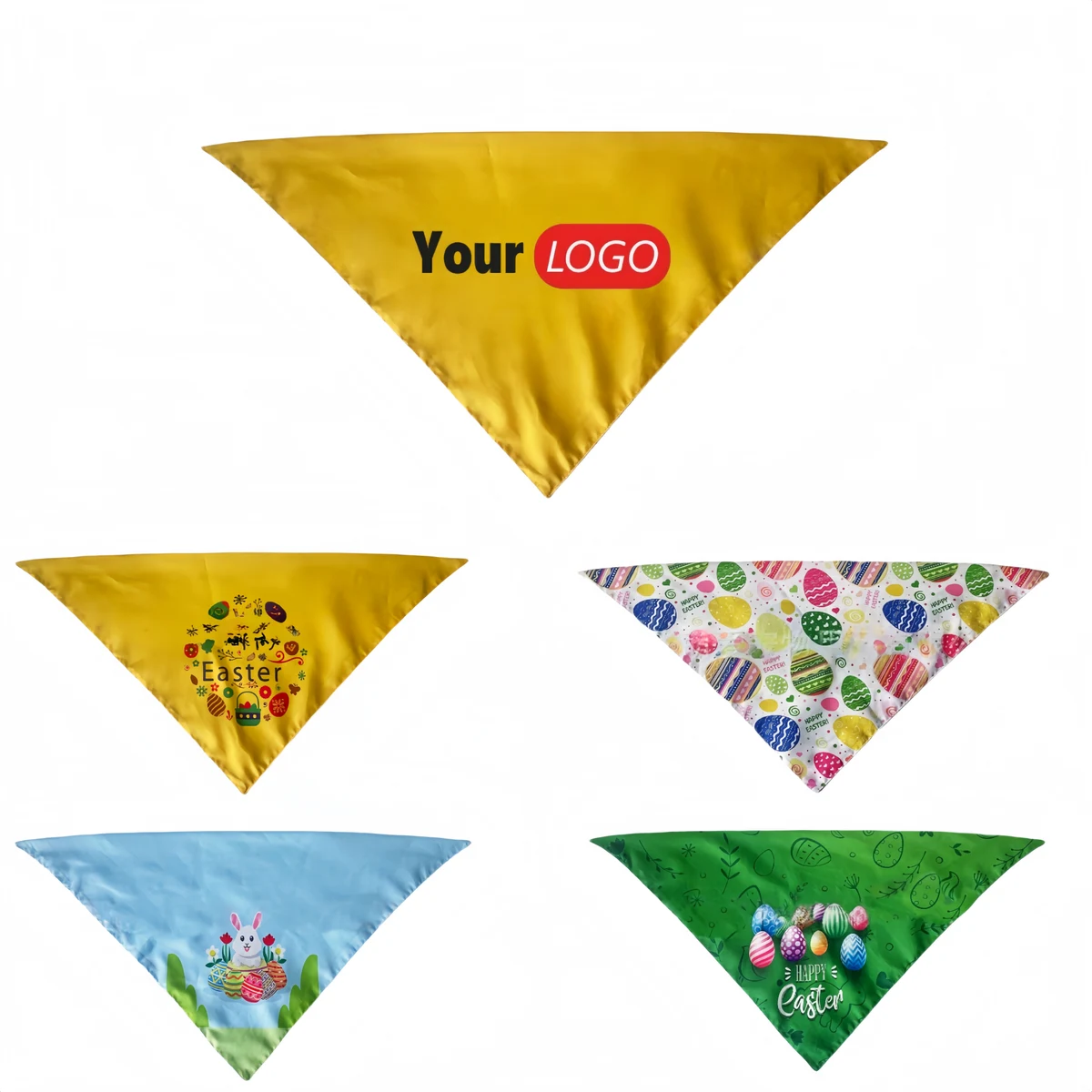 Full Color Triangle Pet Bandana MOQ 50 1