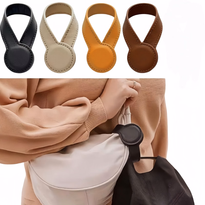 Fashionable Leather Hat Clip
