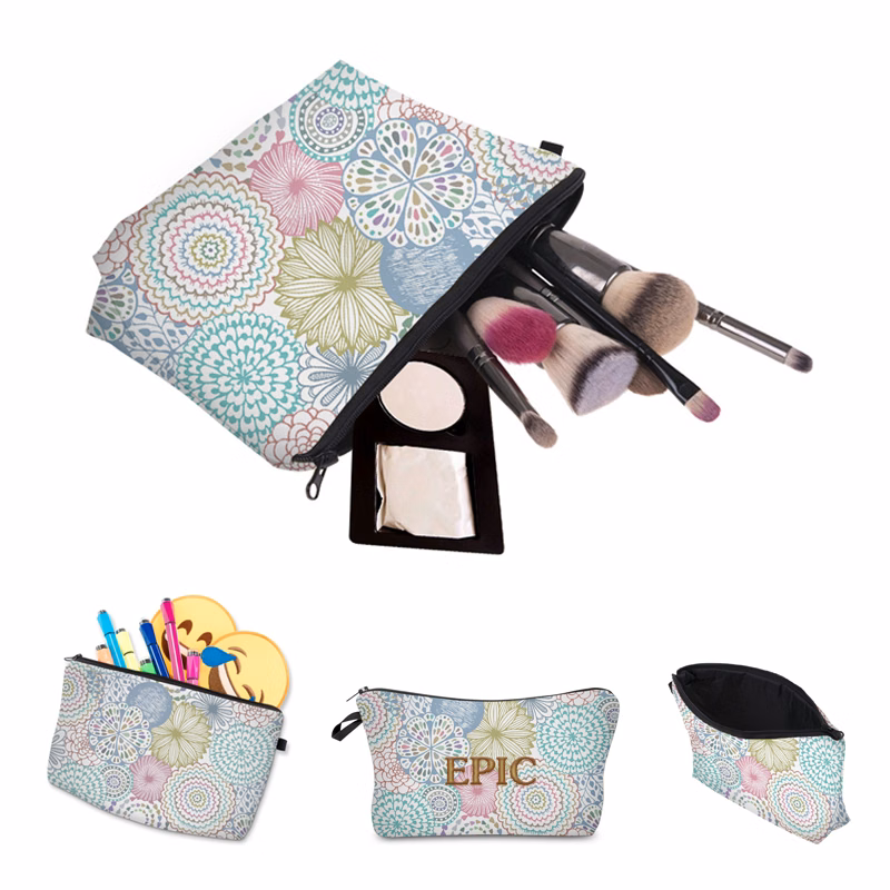 Custom Polyester Makeup Cosmetic Pouch