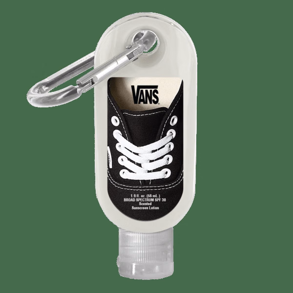 1.9 oz. SPF 30 Sunscreen in Clear Bottle with Carabiner