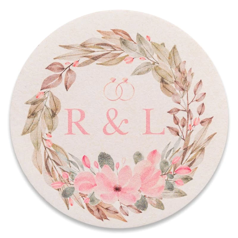 Pulpboard Coasters - 4" Round 1