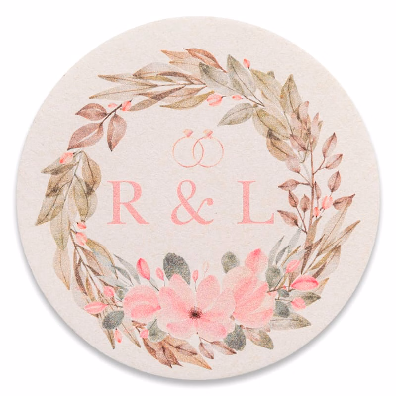 Pulpboard Coasters - 4" Round