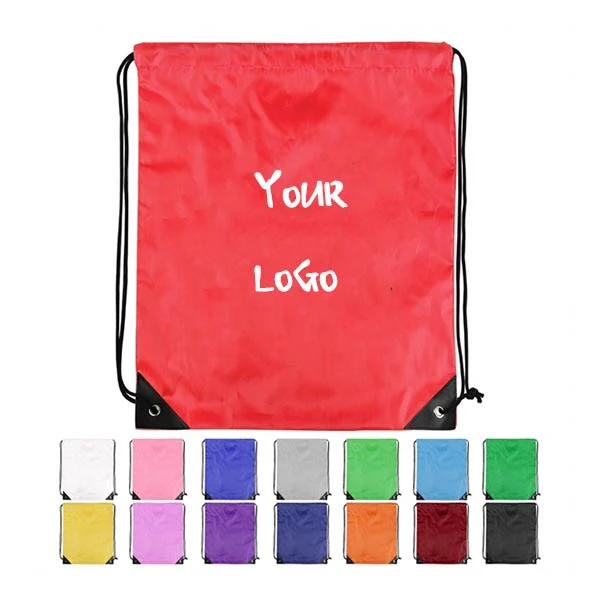 210D Polyester Drawstring Bags Cinch Sack 1