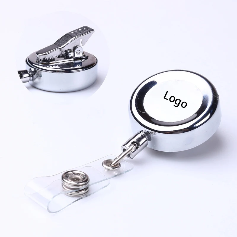 Metal Badge Reel with Alligator Clip 1