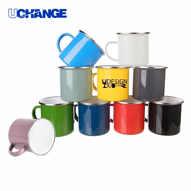 Enamel Mug Coffee Cup Container (12oz)