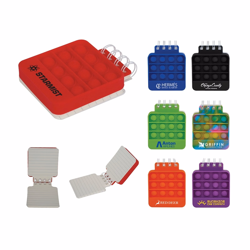 Dimple Silicone Push Pop Notebook