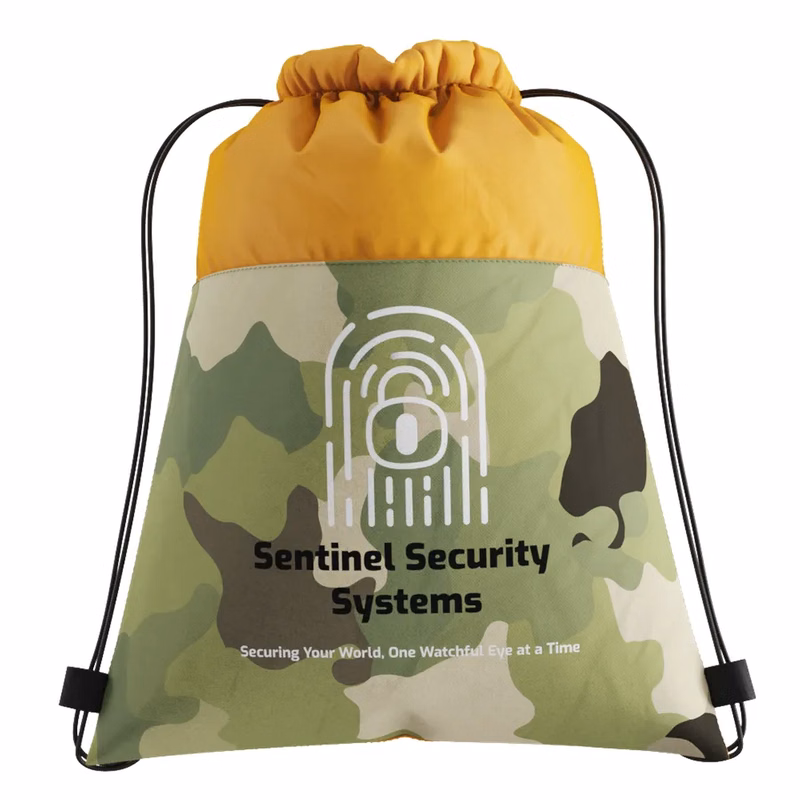 Camo Drawstring Bag