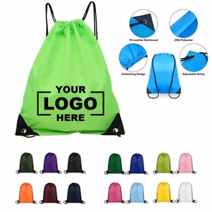 Custom Logo Drawstring Backpack Eco Bag