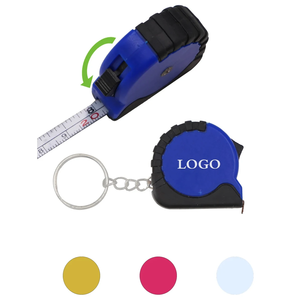 3 Ft Mini Tape Measure Keychain MOQ 10pcs 1