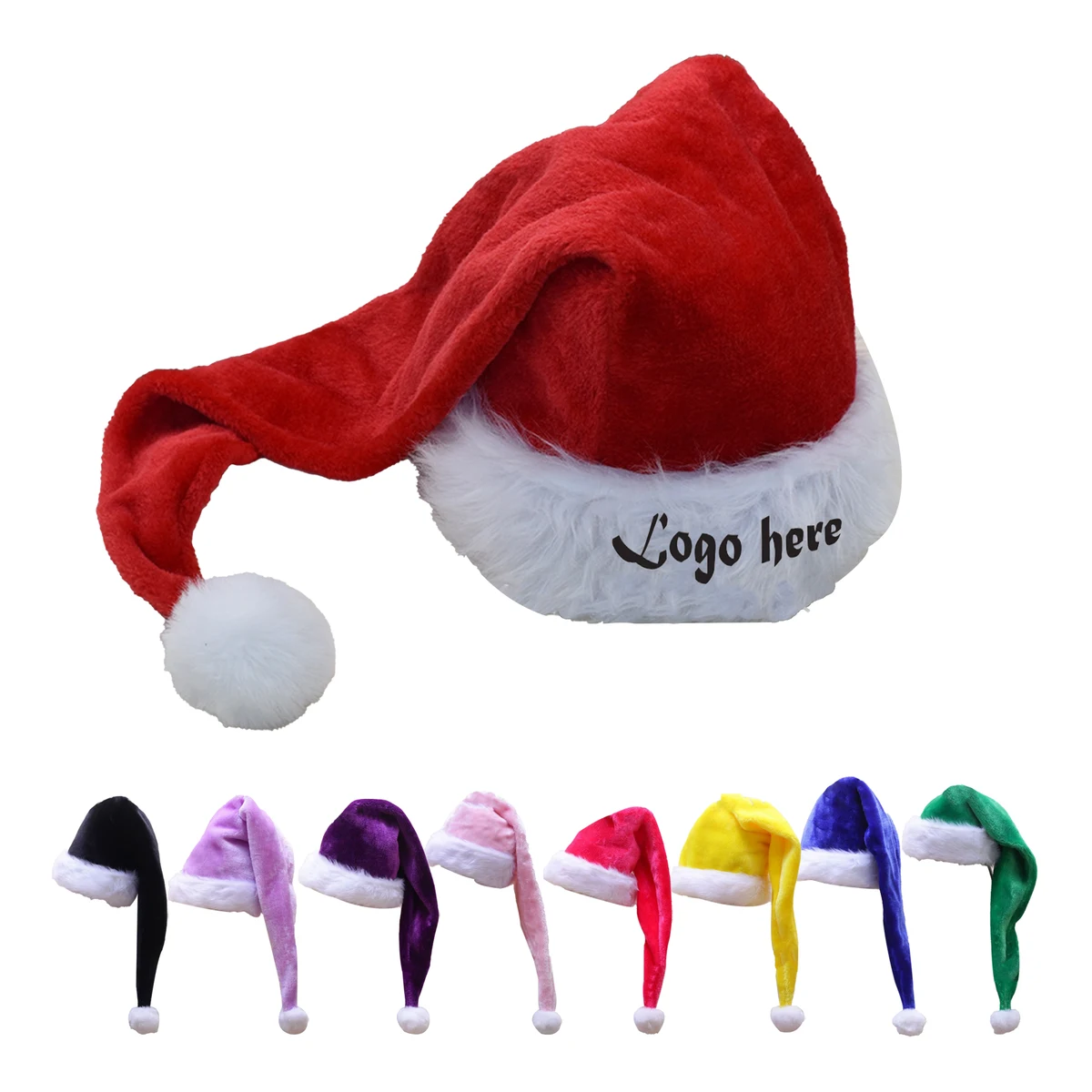 Extended Length Plush Santa Hat 1