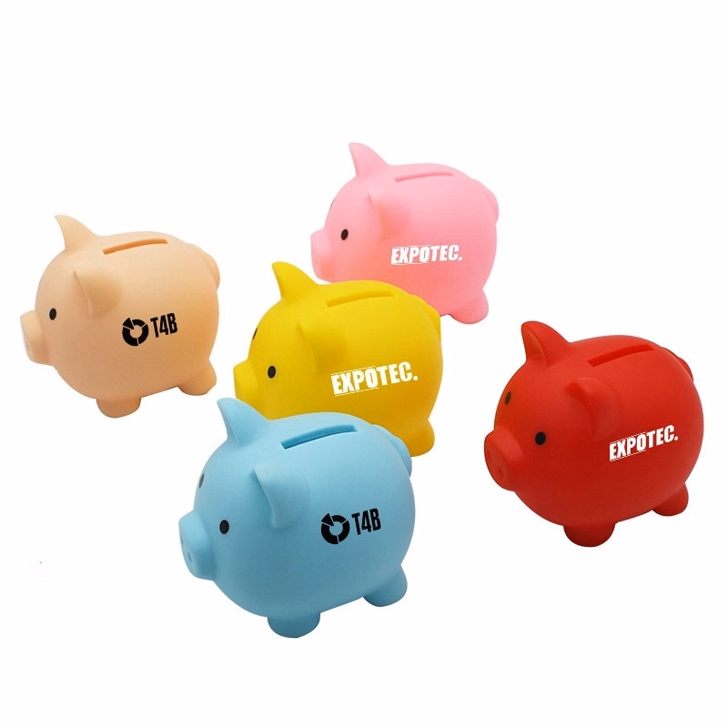 Pink piggy bank