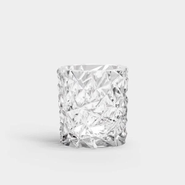 CARAT CANDLE HOLDER CLEAR MEDIUM 1