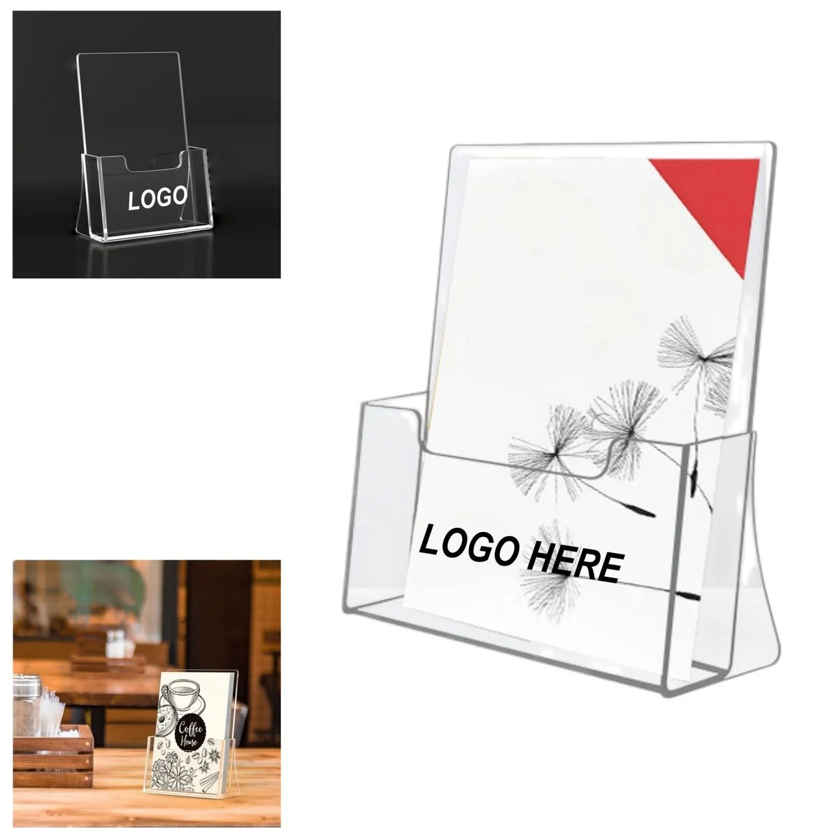 Transparent Brochure Directory Display Stand 1